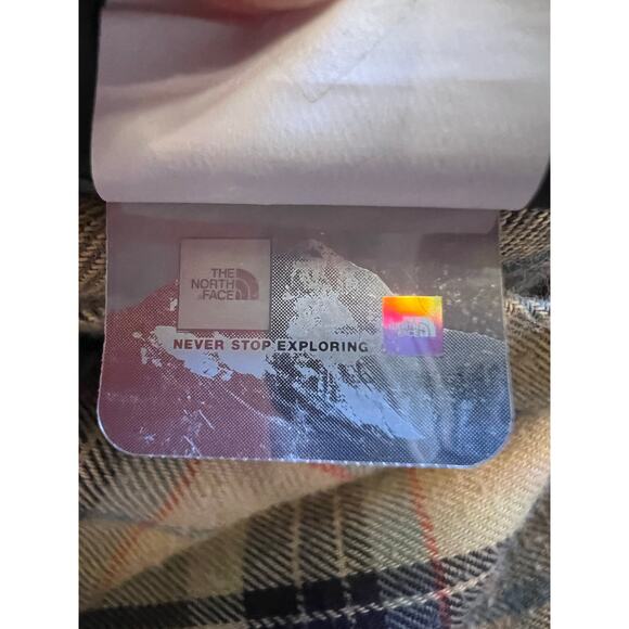 THE NORTH FACE MENS LONG SLEEVE BUTTON DOWN PLAID FLANNEL SIZE M - Picture 16 of 16